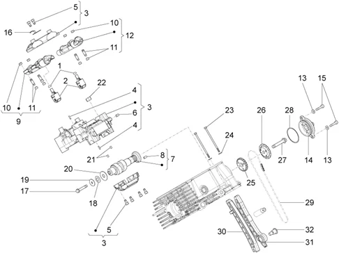 Distribution cylindre droite (roller)