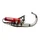 POT SCOOT YASUNI Z VERNI POUR MBK 50 BOOSTER, STUNT/YAMAHA 50 BWS, SLIDER  (SILENCIEUX ROUGE)  -TUB306R-