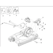 Pince frein arrière