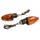 CLIGNOTANT 50 A BOITE ADAPTABLE BETA 50 RR 2008> ORANGE/NOIR AVANT (756896) (HOMOLOGUE CE) (PAIRE)  -SELECTION P2R-
