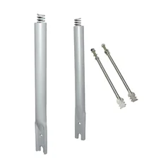 FOURREAU DE FOURCHE CYCLO ADAPTABLE PEUGEOT 103 MVL, VOGUE GRIS (COMPLET) (PAIRE) -SELECTION P2R-