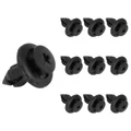 RIVET/CLIPS/AGRAFE DE CARROSSERIE/CARENAGE PLASTIQUE NOIR DIAM 6 mm A VISSER (VENDU PAR 10)  -SELECTION P2R-