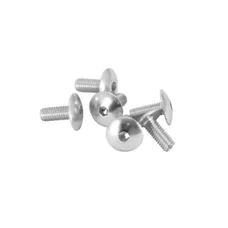 VIS TETE BOMBEE DE CARROSSERIE/CARENAGE/CAPOTAGE DIAM 6 x 15 mm ALU (VENDU PAR 6)  -SELECTION P2R-