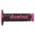 REVETEMENT POIGNEE DOMINO MOTO OFF ROAD A260 NOIR/FUCHSIA CLOSED END 120mm (PAIRE)