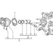 Ensemble cylindre-piston-axe de piston