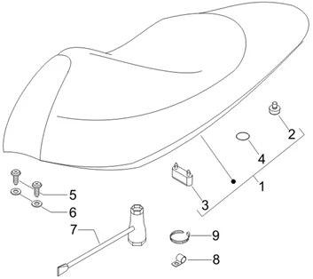 Selle/sieges - Trousse à outils