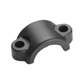 HANDLE CLAMP (HALF CLAP) FOR SCOOT or 50cc MOTORBIKE - BLACK ALUMINIUM-DOMINO ORIGINAL-