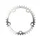 CHAINRING FOR ROAD BIKE 5 ARMS - Ø130 TA ALIZE 40 Teeth-Internal SILVER ALU 7075 TYPE SHIMANO 8/9/10 Speed.