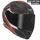 CASQUE INTEGRAL ADX AI400 EVO NOIR/ROUGE MAT L (SIMPLE ECRAN) (ECE 22.06)