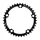 PLATEAU ROUTE 5BRA D.130  MICHE 39DTS MILIEU TRIPLE TYPE SHIMANO ALU NOIR 9/10V.