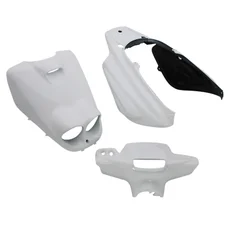 FAIRINGS/BODY PARTS FOR SCOOT  MBK 50 BOOSTER NG, ROCKET OLD MODEL/YAMAHA 50 BWS BUMP, SPY OLD MODEL- WHITE GLOSS  (5 PARTS KIT)