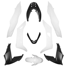 FAIRINGS/BODY PARTS FOR MAXISCOOTER HONDA 125 PCX 2014>2016 GLOSS WHITE/MATT BLACK (11 PARTS KIT)  -P2R-