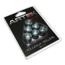 VARIATOR ROLLER FOR MAXISCOOTER - ARTEK K1  Ø 20x17  15,5g (x6) FOR PEUGEOT 125 SATELIS/ SUZUKI 125 BURGMAN/ APRILIA 125 LEONARDO/ KYMCO 125 PEOPLE