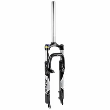 FORK- FOR MTB 27.5 " ZOOM COIL BLACK - ADJUSTABLE/LOCKOUT-TRAVEL 60MM THREADLESS STEERER Ø 285mm 1''1/8-28,6 OUTER COMPATIBLE V-BRAKE/DISC