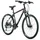 VELO MUSCULAIRE VTC 28 LEADER FOX SUMAVA HOMME NOIR MAT 9V CADRE 17,5 POUCES (TAILLE ADULTE 165 à 173 cm)