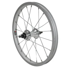 WHEEL FOR MTB- 16" REAR 16X1,75 -ALUMINIUM- STEEL HUB -SOLID SPINDLE- SINGLE SPEED (SOLD WITHOUT NUT 9x100)