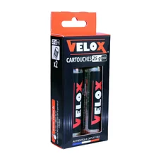 CO2 CARTRIDGE-THREADED- VELOX 25g (BLISTER OF 2)