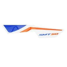 DECAL- ON HEADLIGHT FAIRING - "PIAGGIO GENUINE PART" 50 GILERA SMT/RCR 2018> WHITE  -2H002117
-