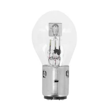 LIGHT BULB  6V 25/25W STANDART S2 FOOT BA20D CLEAR (HEADLIGHT) (SOLD PER UNIT)  -FLOSSER-