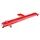 RANGE MOTO UNIVERSEL P2R GM ACIER ROUGE A ROULETTES (DIMENSION RAIL 200x20 cm) (CHARGE MAXI 565 kg)