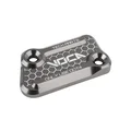 COUVERCLE DE MAITRE CYLINDRE DE FREIN 50 A BOITE VOCA POUR RIEJU 50 RR, MRX, SMX, MRT GRIS ALUMINIUM CNC -AJP