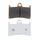 BRAKE PADS SET (2 pads) CL BRAKES FOR YAMAHA 800 FZ8 2010>, 900 TDM 2002>, 1000 FZ1 2006>, YZF-R1 1998>, 1100 BULLDOG 2002>2006, 1200 SUPER TENERE  - (2361 XBK5 SPORT SINTERED)