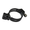FRONT DERAILLEUR CLAMP- P2R -ALUMINIUM  BLACK Ø . 34,9