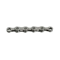 CHAINE VELO 10V. ROUTE/VTT  KMC GRISE 114 MAILLONS COMPATIBLE SHIMANO/SRAM (EN BOITE)