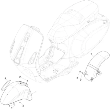 Logement roue - Garde boue