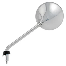 RETROVISEUR ADAPTABLE PIAGGIO 50-125 VESPA LX 2005>, 150 VESPA LX 2005>2010  GAUCHE CHROME (OE CM020404) (HOMOLOGUE CE)  -SELECTION P2R-