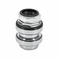 JEU DIRECTION FILETE 1" ARGENT (PIVOT FOURCHE 22,2 INTERIEUR/25,4 EXTERIEUR) P2R ACIER CAGE A BILLES