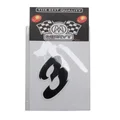 AUTOCOLLANT/STICKER MERYT MINI NUMERO 3 NOIR (H7cm)