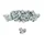 CABLE FASTENER FOR MOTORBIKE Ø  8,0mm - L 13mm 2 COMPONENTS (BLISTER PACK 25) (ALGI 00425000-025)