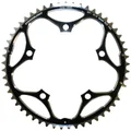 PLATEAU ROUTE 5BRA D.130 STRONGLIGHT 53DTS EXTERIEUR NOIR ALU 7075 TYPE SHIMANO  11/10V.