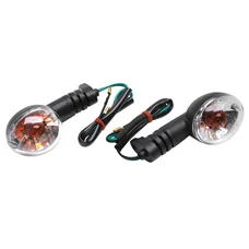 CLIGNOTANT SCOOT ADAPTABLE PEUGEOT 50 LUDIX TRANSPARENT/NOIR (HOMOLOGUE CE) (PAIRE)  -REPLAY-