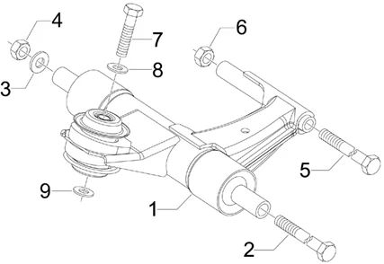 Bras oscillant