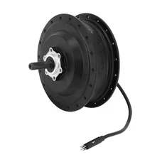 MOTEUR ROUE AVANT VAE BAFANG 48V/350W NOIR ENTRAXE 135 mm FREIN A DISQUE AVEC CABLE LG 250mm CONNECTIQUE COTE DROIT