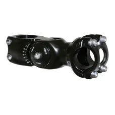 STEM FOR URBAN BIKE- P2R -ADJUSTABLE- BLACK 31,8  L 95mm FOR FORK PIVOT Ø 1"'1/8