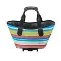 PANIER/SAC A MAIN VELO RACKTIME AGNETHA 2.0 MULTICOLOR FIXATION PORTE BAGAGE (L 34cm x L 26cm x h 37cm)  - COMPATIBLE SYSTEME RACKTIME SNAPIT