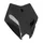 PLAQUE NUMERO/TETE DE FOURCHE 50 A BOITE REPLAY TYPE KTM NOIR SANS ECLAIRAGE (AVEC FIXATIONS)