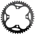 PLATEAU VTT 4BRA D.104 STRONGLIGHT TRIPLE 44DTS EXTERIEUR NOIR ALU - EPAISSEUR 4mm 8/9V.