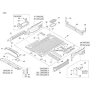 Panneau plancher arrière