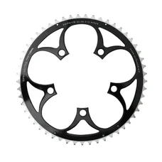 PLATEAU ROUTE 5BRA D.110 TA ZEPHYR 53DTS EXTERIEUR NOIR ALU 7075 TYPE SHIMANO 9/10V.