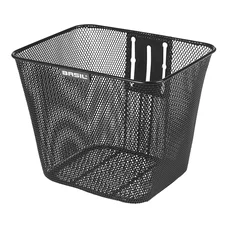 PANIER AVANT ACIER NID ABEILLE BASIL BREMEN NOIR  (35x26x29 cm)  -VENDU AVEC FIXATION POTENCE PLONGEUR