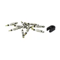 CORPS DE VALVE POUR TUBELESS P2R ARGENT PRESTA - OBUS DE VALVE ET OUTIL MONTAGE / DEMONTAGE (LOT DE 10PCS)