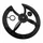 PARE/CARTER CHAINE ROND 48D. NOIR (VENDU A L UNITE)