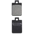 PLAQUETTE DE FREIN NEWFREN ADAPTABLE PIAGGIO 50 ZIP 2T/4T 2006> AV, LIBERTY 2T 1997> AV, LIBERTY 4T 2000> AV, VESPA LX 2T/4T 2005> AV, ZIP 1996>1999 AV (FD0225BE)  (ELITE ORGANIQUE)