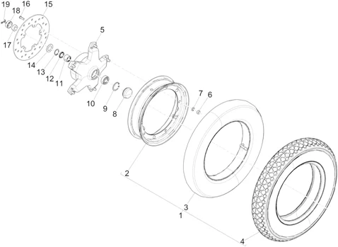 Roue avant