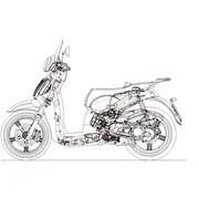 Scarabeo  Light 125 Scarabeo 125 IE Light 2009-2010