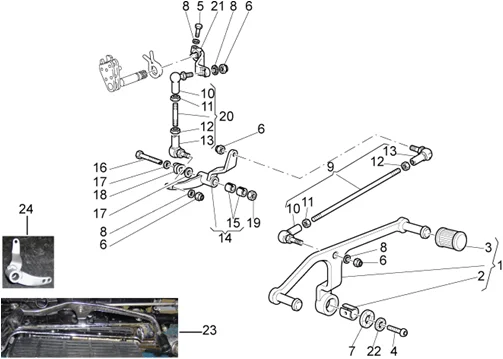 Levier boîte de vitesses